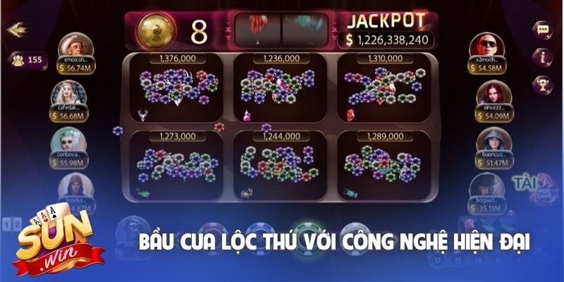 Bầu cua Lộc Thú với công nghệ mô phỏng hiện đại