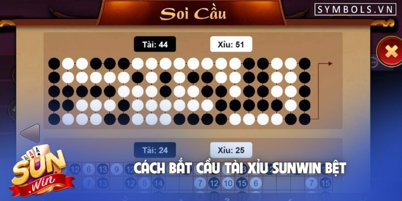 Cách bắt cầu tài xỉu Sunwin bệt